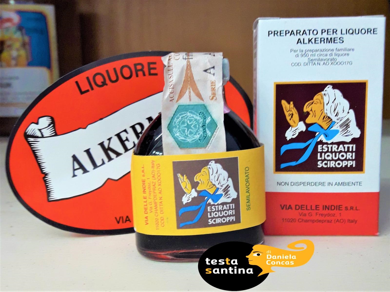 PREPARATO PER LIQUORE ALKERMES 20ML Via delle Indie                12/ct