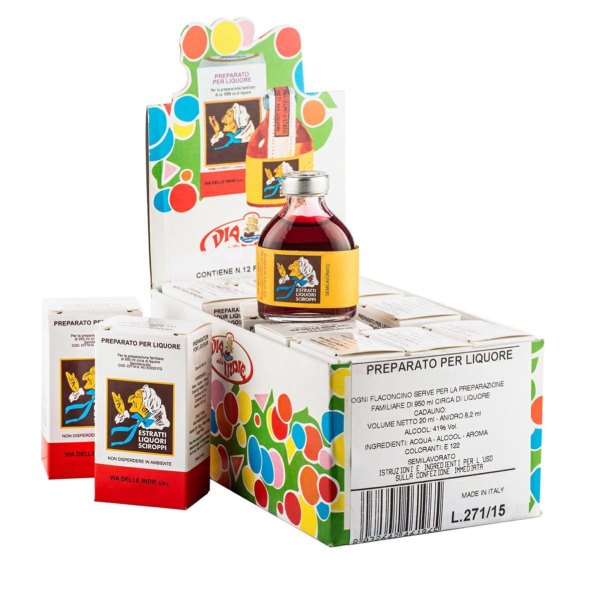 PREPARATO PER LIQUORE ANICE MISTRA' 20ML Via delle Indie