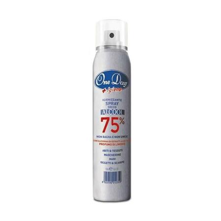 IGIENIZ.SPRAY SECCO ALCOOL 75% 100ML ONE DAY                       12/ct