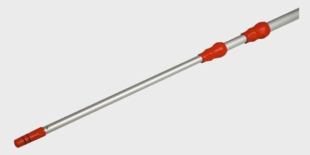 MANICO ALLUNG.VILEDA 2,5MT ALLU+PLST.ROSSA (2X1,25)                10/ct