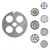 PIASTRA TRITACARNE MANUALE M8 FORO 10 ACCIAIO INOX ILSA