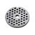 PIASTRA TRITACARNE MANUALE M10 FORO 4,5 ACCIAIO INOX ILSA