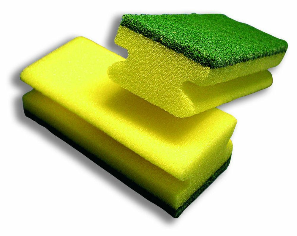 SPUGNA+ABR.SHAPE85 VERDE SAGOMATA 10pz 15x7h4,5cm Arix PRO          6/ct