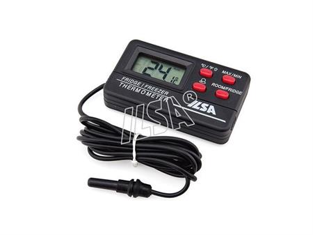 TERMOMETRO DIGITALE FRIGO/CONGELATORE 2 SENSORI ABS ILSA            6/CT