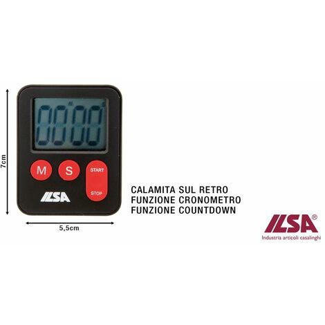 TIMER DIGITALE TASCABILE ART.1287 ILSA                              6/CT