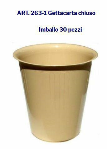 CESTINO GETTACARTA TONDO CHIUSO