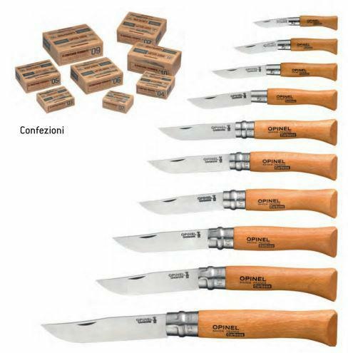 COLTELLO OPINEL VRN N.4 VIROBLOC NICHELATO