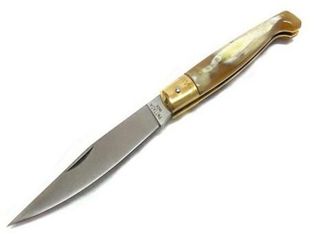 COLTELLO TIPO PATTADA CORNO CM18 lama inox 7,5 circa