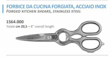 FORBICI CUCINA INOX FORGIATE 20,5CM SANELLI AMBROGIO