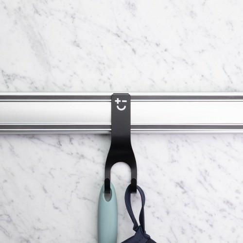 GANCIO DOPPIO PER BARRA MAGNETICA BISBELL
