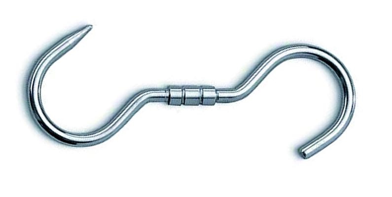 GANCIO INOX GIREVOLE 220X9mm max 120kg portata