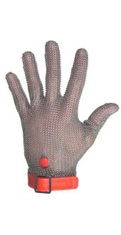 GUANTO INOX ANTITAGLIO M POLSO ROSSO GCM MANULATEX