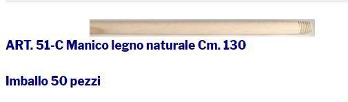 MANICO LEGNO VITE 130cm Arianna LUSSO