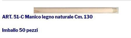 MANICO LEGNO VITE 130cm Arianna LUSSO