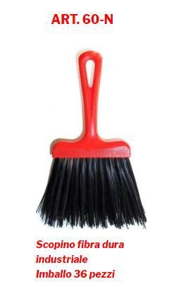 SCOPINO MILLEUSI FIBRA DURA NERA SPAZZOLCASA                       12/CT