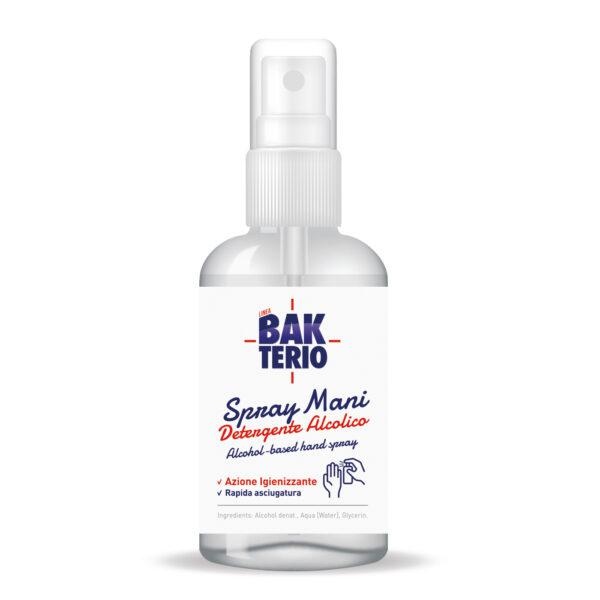 BK018 BAKTERIO alcolico spray 60ml IGIENIZ.MANI                   100/ct