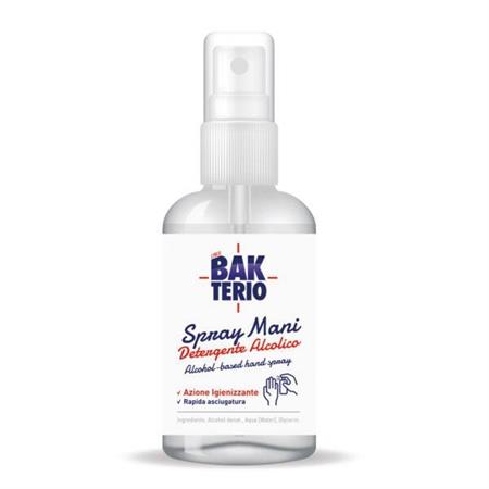 BK018 BAKTERIO alcolico spray 60ml IGIENIZ.MANI                   100/ct