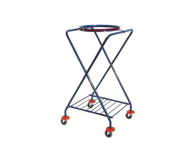 CARRELLO PORTASACCO A X VERNICIATO D.22 CM 56X62H103 IPC