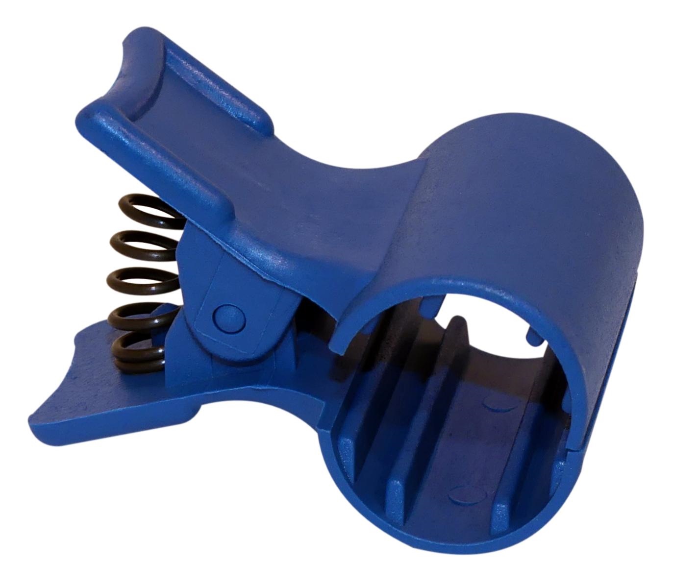 CLIP BLU C/MOLLA FERMASACCO IPC                                    12/ct