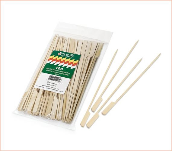 SPIEDI BAMBOO C/IMPUGN.18cm 100pz Dolomit A.1218