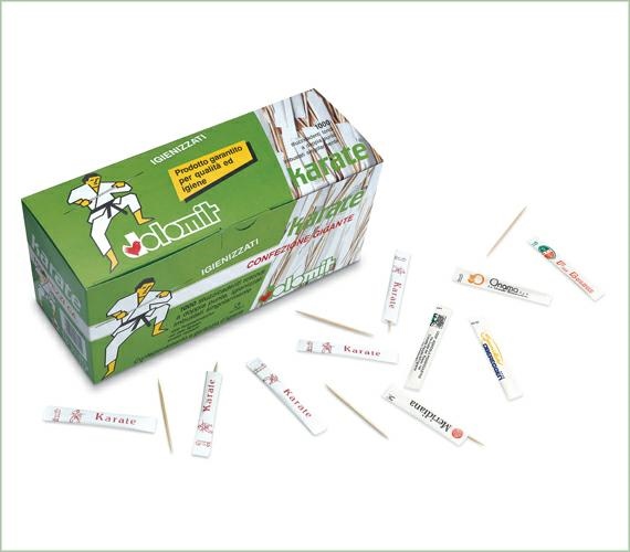 STECCHINI IMBUSTATI DOLOMIT 1000PZ                                 50/CT