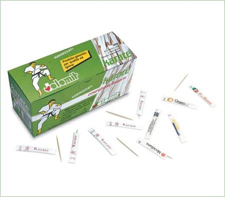 STECCHINI IMBUSTATI DOLOMIT 1000PZ                                 50/CT