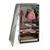 AFFUMICATORE INOX CM46X29X86+GRIGLIE+VASCA+PELLET 10040N