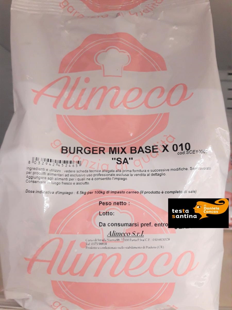 BURGER MIX BASE X010 SA 1KG ALIMECO