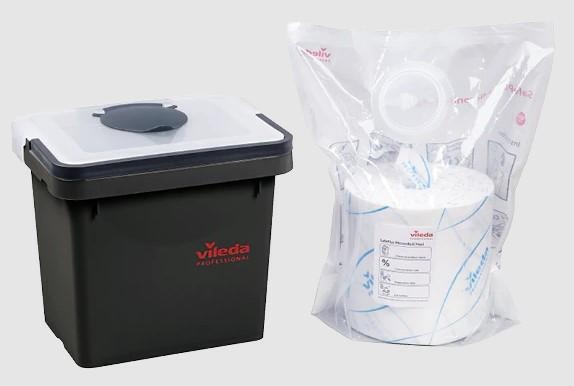 SECCHIO Vileda RETT.NERO+COP.ERMETICO SAFE PLUS SISTEMA PULIZIA