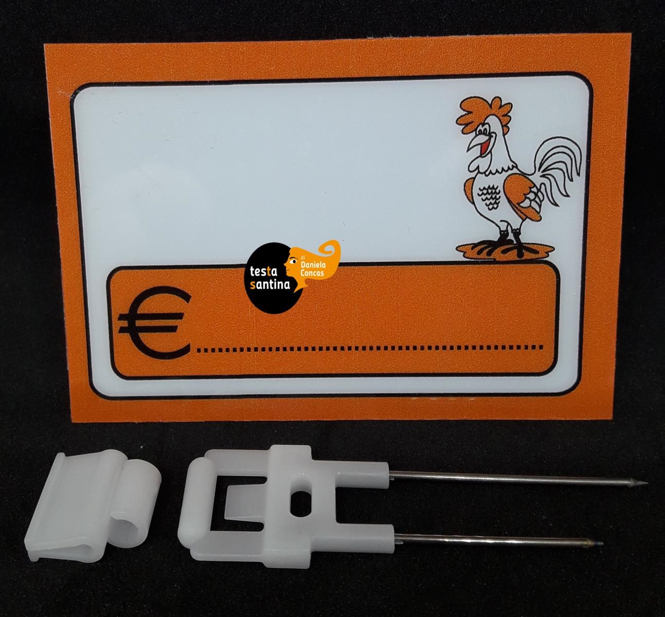 SEGNAP.POLLO+AGOINOX+CLIP 95X65MM SERIE GAST              GLOBALTE 25/CT