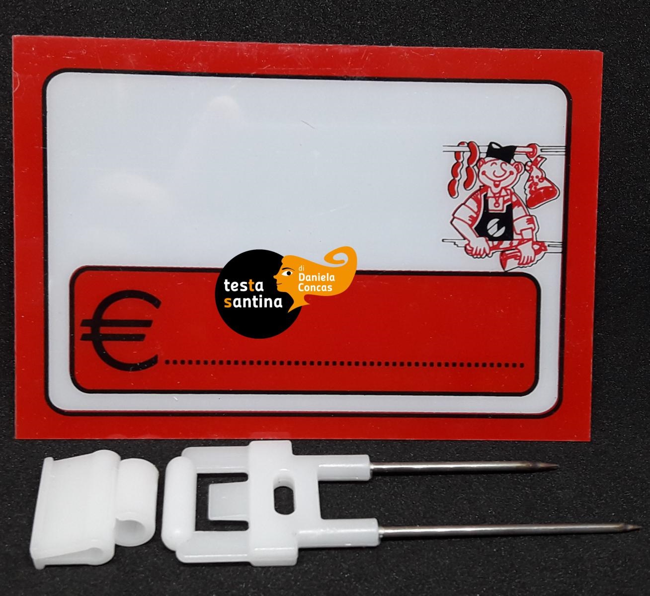 SEGNAP.SALUMI+AGOINOX+CLIP 95X65MM CPLAGS0306 SERIE GAST