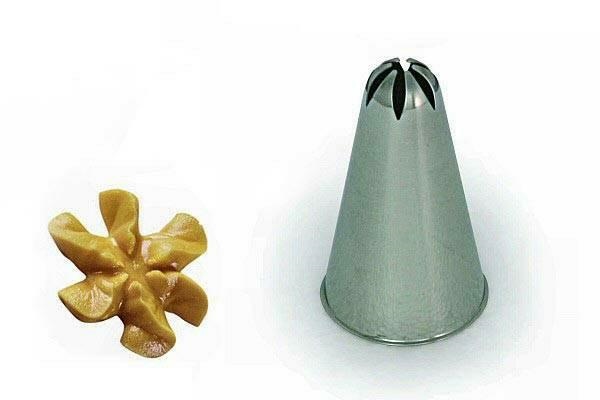 BOCCHETTA INOX FIORE D14H50 BX4014 per sac a poche SILIKOMART
