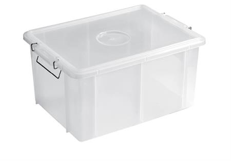 CASS.BOX C/COP.35X25X20 LT15 BIANCA Giganplast
