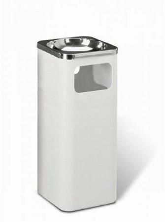 PORTACENERE INOX+GETTACARTE KAPPA QUADR.CM.23H52 Giganplast