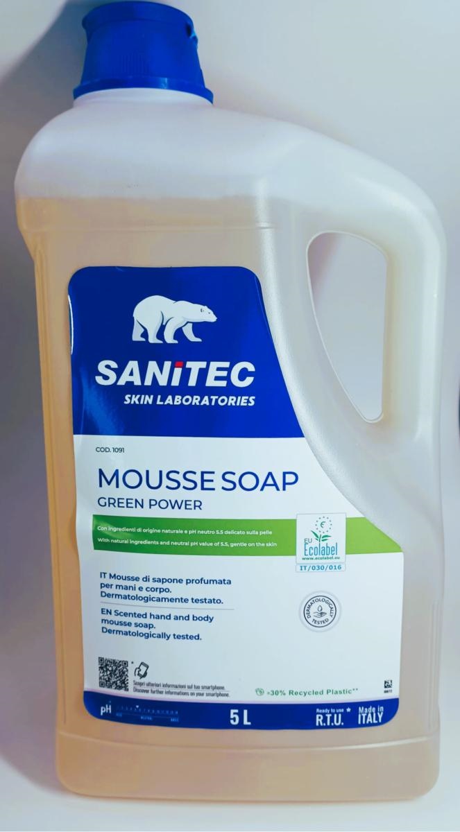 SN 1091 SAPONE SKIN LAB MOUSSE 5lt ecolabel Sanitec                 2/ct
