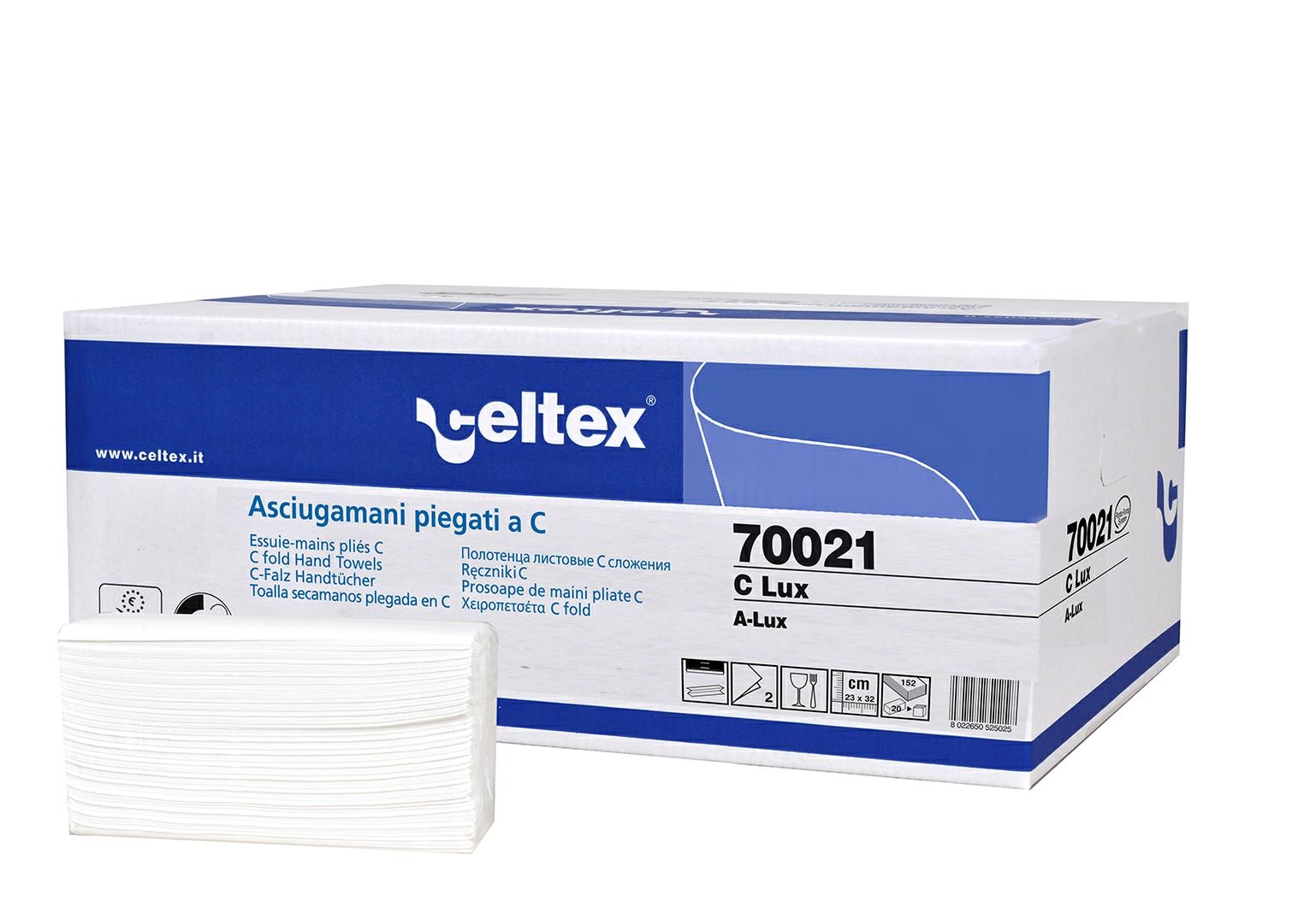 70021 Celtex asciugam.C LUX pz.152x22 23x32cm 2V PC