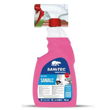 SN 1830-S SANIALC asciugarapido 750ml rosa superfici dure           6/ct