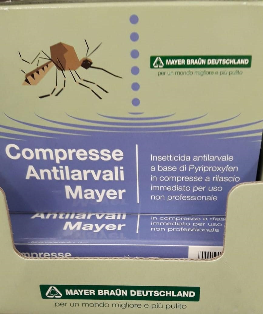 INSET.COMPRESSE ANTILARVALI MAYER 12PZ
