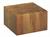 CEPPO LEGNO 50X50H20+sgabello massello di ROBINIA STAGIONATA Euroceppi