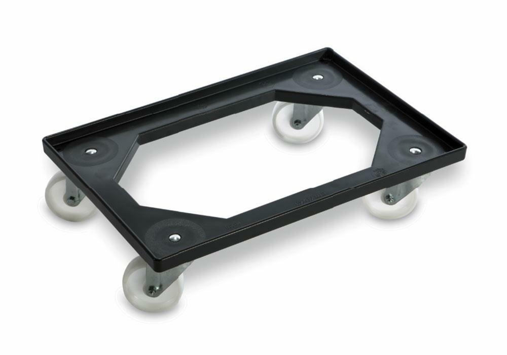 CARRELLO per BOX+4RUOTE 75X45 grigio Giganplast