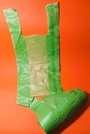 SHOPPER BIO rotolo 23X45 1kg verde ortofrutta                      12/ct