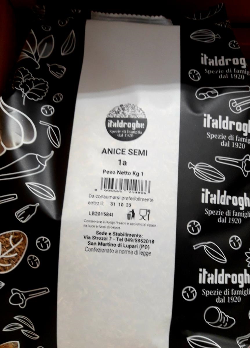 SEMI ANICE INTERI 1A 1kg MATAFALUGA Italdroghe orig. Spagna        10/ct