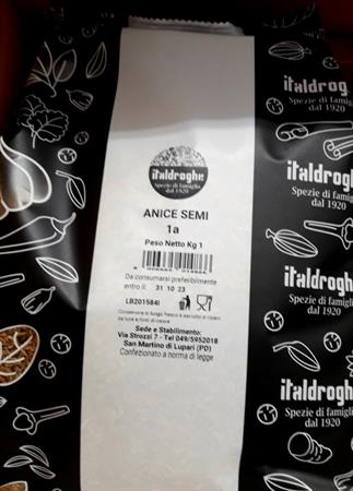 SEMI ANICE INTERI 1A 1kg MATAFALUGA Italdroghe orig. Spagna        10/ct