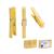 PINZE PANNI PLASTICA BEIGE 10pz CRT                                24/ct