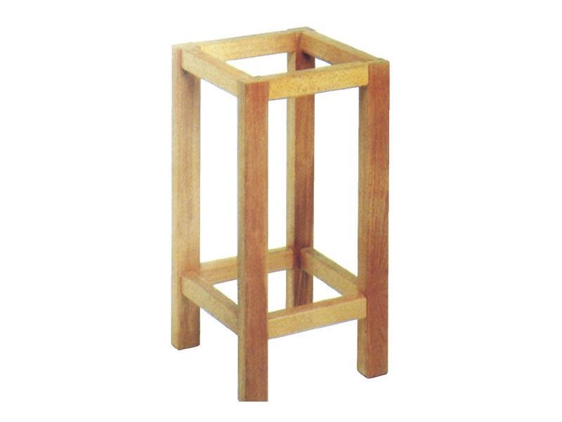 SGABELLO LEGNO 45X45H70 per ceppo 50x50 Euroceppi