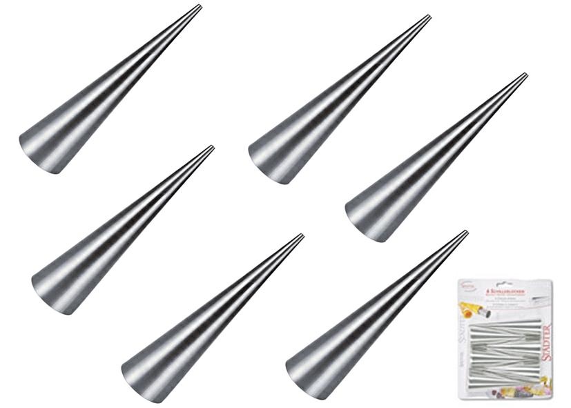 CONO INOX PASTICCERE 6PZ MM14X2