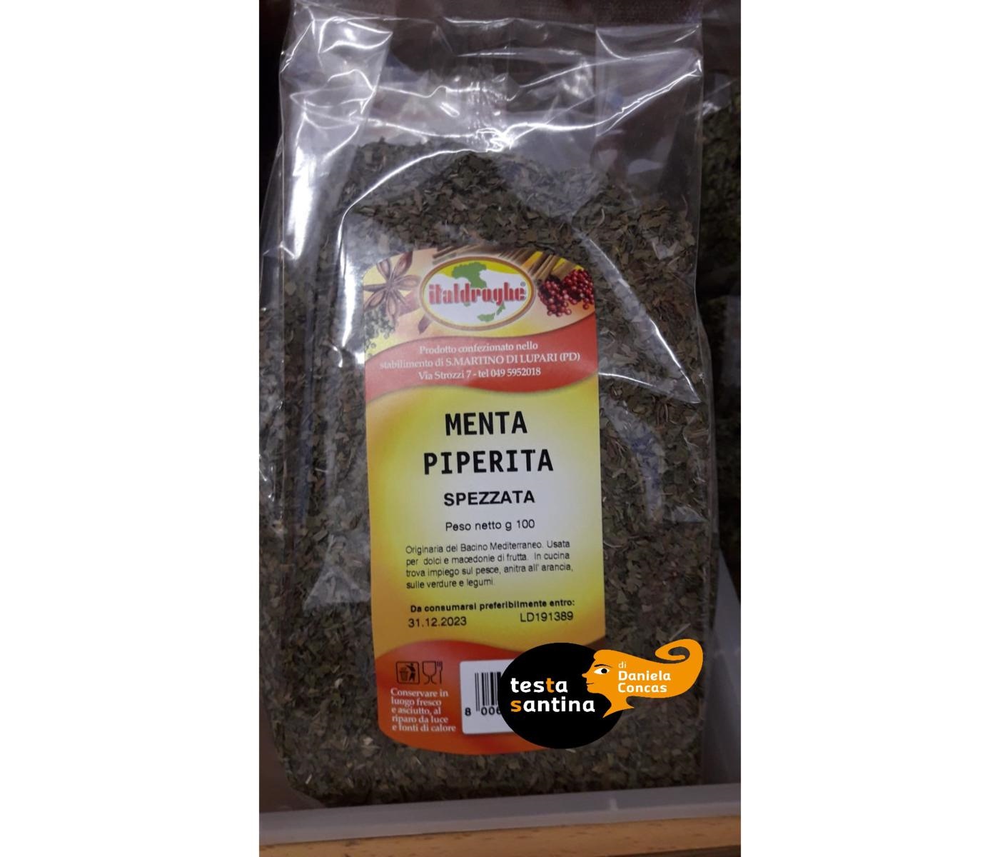MENTA PIPERITA SPEZZATA 100gr Italdroghe                           25/ct