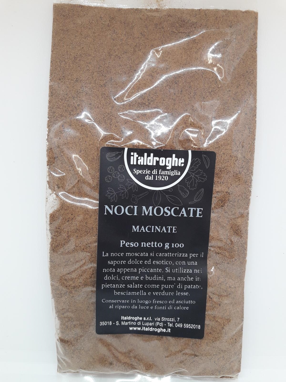 NOCE MOSCATA MACINATA 100gr Italdroghe